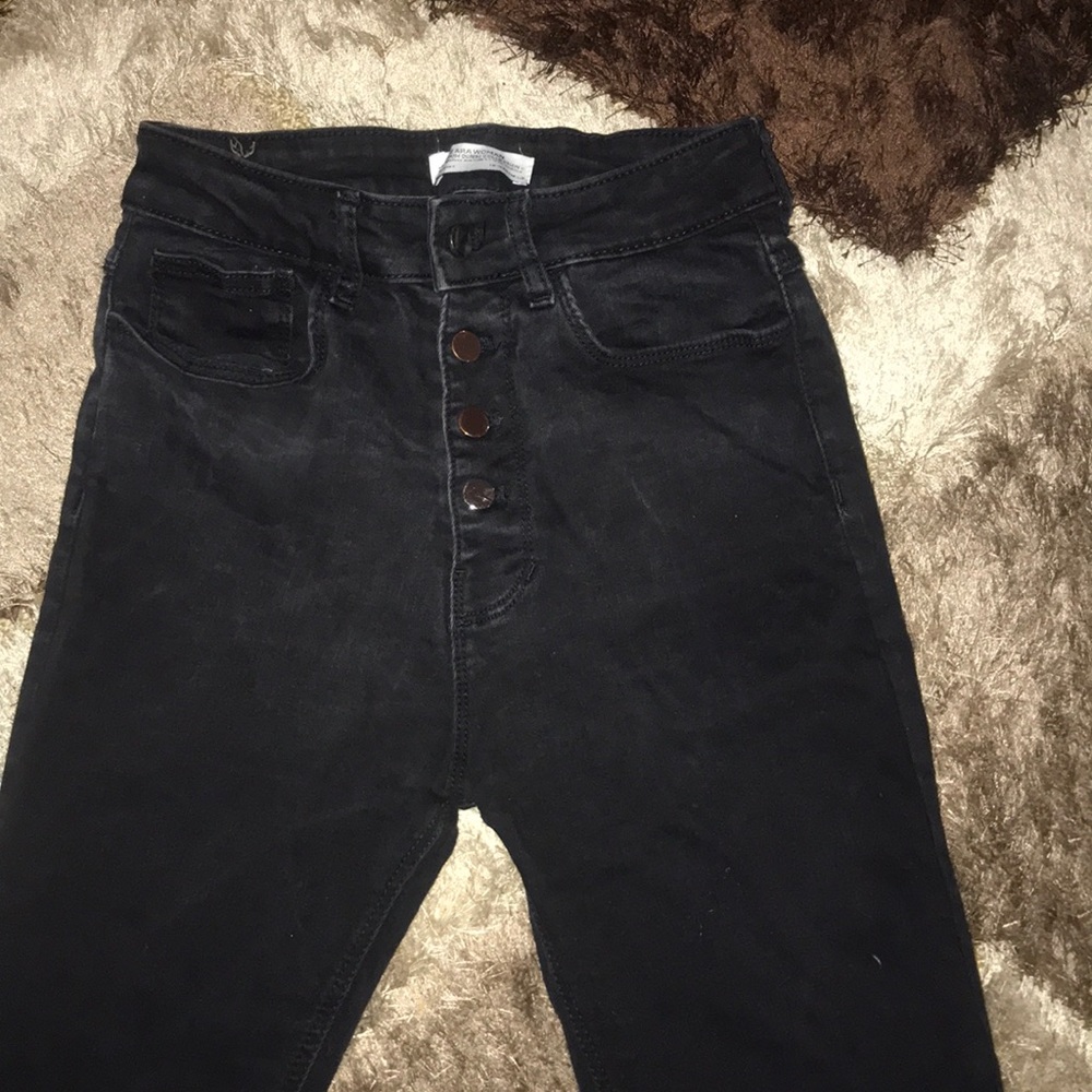 Black zara jeans